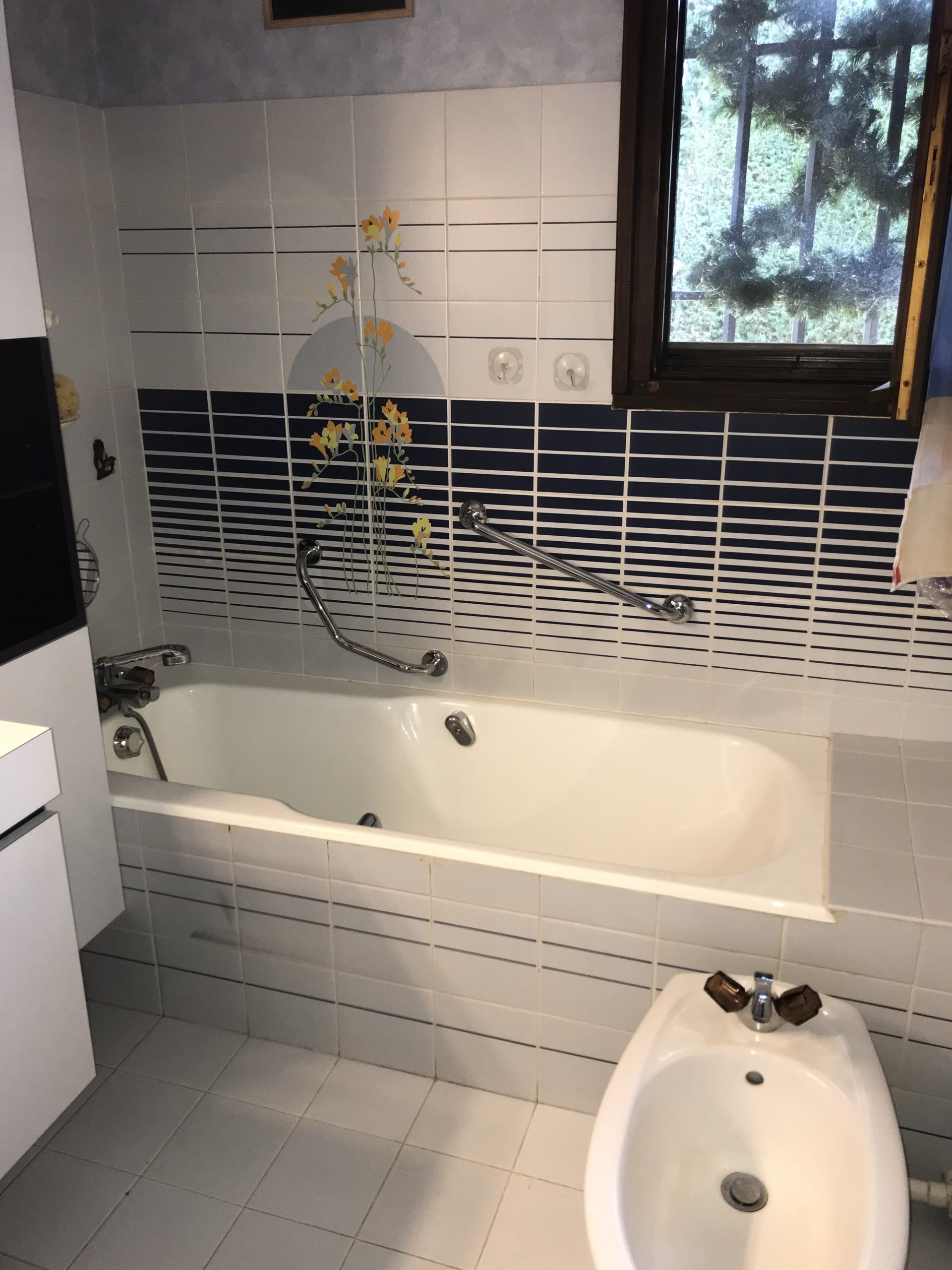 Ouverture d'une baignoire