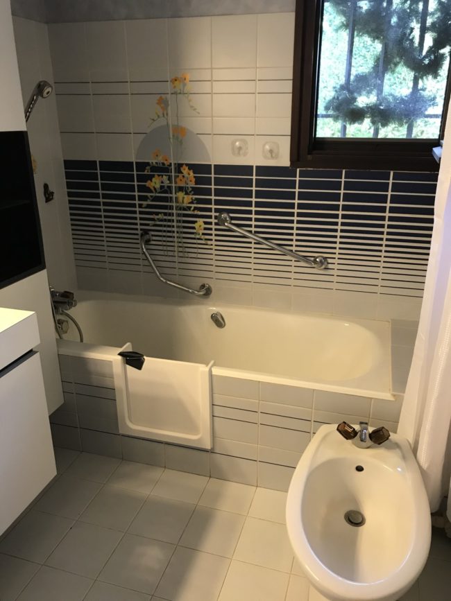 Ouverture d'une baignoire