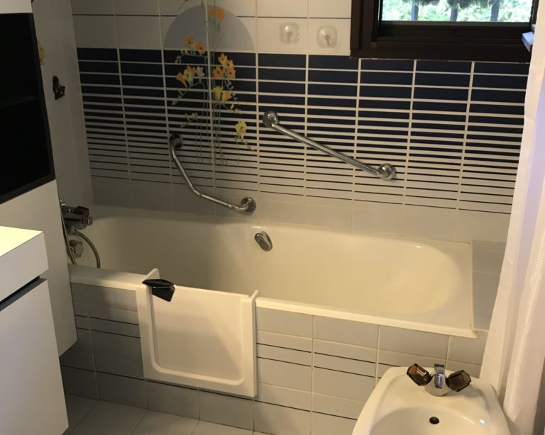 Ouverture d'une baignoire